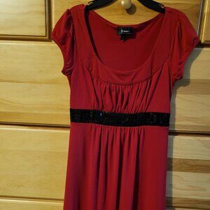 B Wear Too Juniors Red Dress, Size M